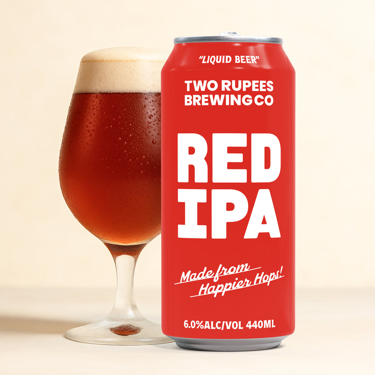 Red Ipa Raspberry Logo Red IPA – tworupeesbrewing